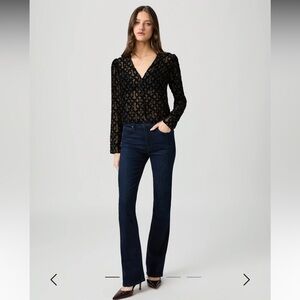 NWT PAIGE Manhattan High Waist Bootcut Jeans